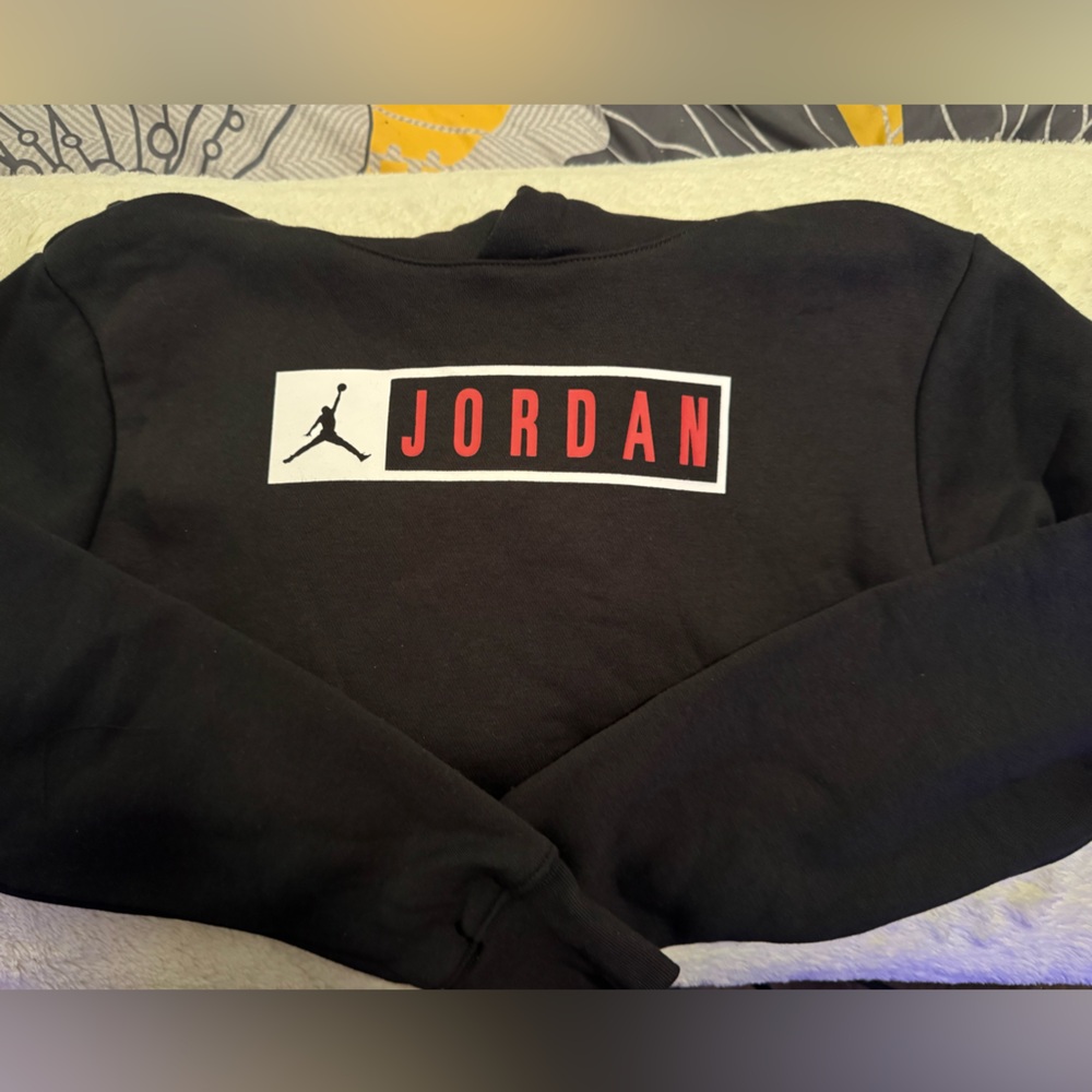 Jordan Hoodie with Red Accents